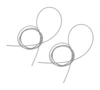 BESTonZON 2 pièces Câble de Remplacement Robuste pour Filet de Panier Basketball Corde Acier Enduit pour Cadre et Accessoire Filet Basket Résistant Usage Intérieur et Extérieur