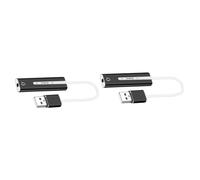 BESTonZON 2 Pièces Carte Son 7.1 Adaptateur de Carte Son USB Adaptateur Audio USB Carte Son stéréo Externe Son Portable Adaptateur USB Carte Son USB 3.1 Port Audio USB Miniature Casque