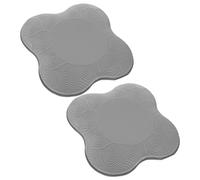 BESTonZON 2 Pièces Coussin de Yoga Antidérapant Tpe Lot de Protection Genoux et Coudes Confort Ergonomique pour Fitness et Exercices Tapis de Soutien