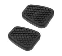 BESTonZON 2 pièces Couvre Pédales de Frein Caoutchouc Antidérapant pour Voiture Lot de Protection Durable et Confortable pour Pédales Embrayage Frein Accessoires Auto Faciles à Entretenir