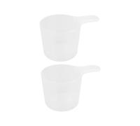 BESTonZON 2 pièces Cuillères Doseuses pour Animaux Outils pour Chiens et Blanc