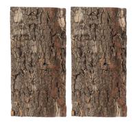 BESTonZON 2 Pièces Écorce de Liège pour Terrarium et Aquarium, Décor Naturel Résistant à l'usure, pour Habitat Sain et Décoration Paysagère