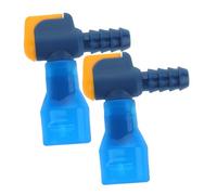 BESTonZON 2 Pièces Embouts de Remplacement pour Vessie Hydratation Connecteurs de Tuyau Angulaires Pratiques et Durables pour Activités de Plein Air