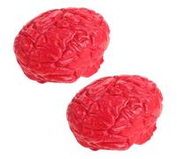 BESTonZON 2 pièces Faux Cerveaux Humains Accessoires Halloween Décorations Horrifiques Pranks Props Anatomiques