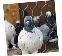 BESTonZON 2 Pièces Fil de Poulailler Galvanisé Treillis Hexagonal et pour Jardin Bricolage et Décoration DIY