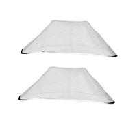 BESTonZON 2 Pièces Filtre De Hotte Échappement Filet D'huile Pour Hotte Filtre Net De Hotte De Cuisine Écrans Filtrants Pour Hotte De Cuisine Gamme Friteuse Métal Aluminium Charbon Actif