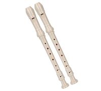 BESTonZON 2 pièces Flûte à Bec Soprano Résine pour Débutants Garçon Fille Adultes Instrument de Musique Précis