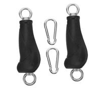 BESTonZON 2 Pièces Handles Ergonomiques pour Bandes De Résistance Et Machines De Gym Compatible Universellement Poignées Courtes Compactes pour Accessoires De Fitness À