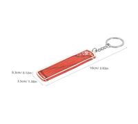 BESTonZON 2 Pièces Keychains Musical Instruments Acrylic Guzheng And Pipa Bag Pendant Traditional Chinese Music Theme Accessories For Music Lovers Students