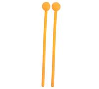 BESTonZON 2 pièces Maillets pour Tambour de Langue Abs Doré de Bâtons de Percussion et Résistants Accessoires pour Instrument de Musique Sonorité Claire pour Concerts et Pratique