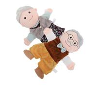 BESTonZON 2 Pièces Marionnette Personnage Jouets Enfants Toys Ensemble de Jeu pour Enfants Jouet en Peluche marionnettes décor à Main pour marionnette éducative Puzzle