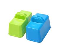 BESTonZON 2 Pièces Moules à Briques Neige et Sable pour Châteaux et Constructions Jouets Hiver Fabrication Rapide de Briques Neige et Sable Couleur Aléatoire