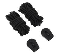 BESTonZON 2 Pièces Paddle Board Bungee Cord Elastic Sup Strap with Adjustable Anti-Slip Buckles Surfboard Leash for Kayak and Paddle Board Use