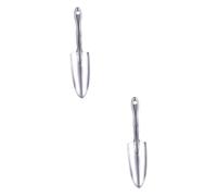 BESTonZON 2 Pièces Petite de Jardin Aluminium Alliage Outil Multifonctionnel pour Transplantation Désherbage Plantation Au Jardin