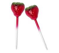 BESTonZON 2 Pièces Plant Watering Spikes Automatic Self-Watering Strawberry Globes Glass Irrigation Device for Indoor and Outdoor Plants