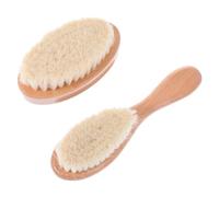 BESTonZON 2 Pièces Plumeau et Brosses de Coiffeur pour Coupe de Cheveux Balai à Cheveux pour Nettoyage des Effilochés Jaune