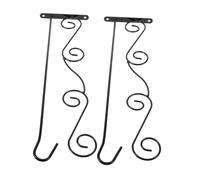 BESTonZON 2 Pièces Poteau de Drapeau de Jardin Support Mural pour Drapeaux de Jardin de Aux Intempéries pour Décorations Saisonnières et Événements Extérieurs