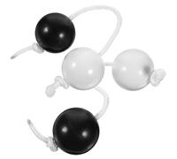 BESTonZON 2 pièces Rhythm Balls Shaker Set Percussion Musical Instrument for Beginners Smooth Texture African Style Rhythm Shakers for Parties Music Classes Family Gatherings