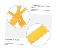 BESTonZON 2 Pièces Set Tennis et Badminton Garçon Fille Grand Format Jeu Parent Garçon Fille Apprentissage Débutants pour Sport Extérieur et Jardin Tennis Couleurs