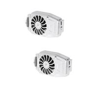 BESTonZON 2 Pièces Smartphone Radiateur Poignée Mobile Support De Téléphone Accessoires Dissipateur De Chaleur Muet Manger Poulet Ventilateur Grip Contrôleur Poignées Support De Téléphone