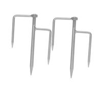 BESTonZON 2 pièces Support de Parasol Lot de Piquets pour Parasol de Plage Robuste et Réutilisable pour Terrasse et Activités Extérieures Facile à Transporter et Durable