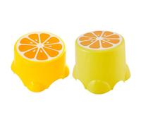 BESTonZON 2 Pièces Tabouret Garçon Fille Plastique Cartoon Motif Banc Solide Adorable Petit Tabouret pour Maison École Maternelle et Grand Petit