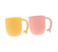 BESTonZON 2 Pièces Tasse De Bain De Bouche Pour Enfants Gobelets Rince-bouche Réutilisables Laver Les Tasses Pour La Salle De Bain Tasses De Salle De Bain Tasses De Brosse à Dents Pp
