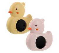 BESTonZON 2 Pièces Thermomètre Bain Garçon Fille Lot De Flottant Canard Indicateur Température Eau Douche Bassin Piscine Spa Précis Et Rapide