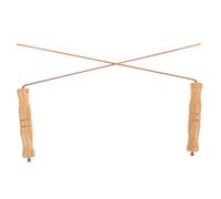 BESTonZON 2 pièces Tiges de Radiesthésie Cuivre Pur pour Chasse Aux Fantômes Détection Eau et Localisation de Trésors Kit de Bâtons Durables et Précis pour Radiesthésie Spirituelle