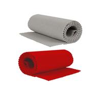 BESTonZON 2 pièces Touches Coton Piano Clavier Housse Anti-poussière Protection et Respirante Gris Rouge