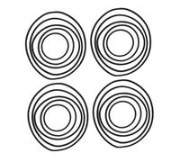 BESTonZON 20 Pièces Anneaux de Nourrissage Flottants pour Aquarium Barrière de Plantes Flottantes Multi- Organisateur et Support pour Plantes Artificielles Adapté Aux Bacs à Poissons Betta