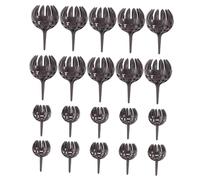 BESTonZON 20 pièces Boîte à Engrais Plastique Portable pour Bonsaï et Petites Plantes Contenants Fertilisants Pratiques Deux Accessoires Jardinage Faciles à Insérer Sol