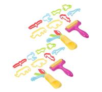 BESTonZON 20 pièces Kit de Moules DIY pour Garçon Fille Plastique Outils Créatifs pour Pâte à Modeler et Pâtisserie de Moules Animaux Colorés pour Activités Manuelles Couleur Aléatoire