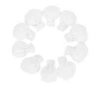 BESTonZON 20 Pièces Miniature Chef Hats for Crafts Soft Cloth Mini Doll Hats for DIY Decorations and Handmade Projects