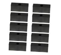 BESTonZON 20 Pièces Protection De Verrouillage De Fenêtre Stores Sécurité Bloqueur De Fenêtre Bouchon De Fenêtre Limiteur De Fenêtre Petite Boucle Porte-clés Matériel De Fenêtre Black Nylon