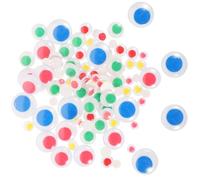 BESTonZON 200 Autocollants Yeux Mobiles Autocollants de Dessin Animé Adhésif Puissant Plastiques Sûrs Patchs Yeux Globuleux pour Création DIY 200 Pièces pour Décoration D’Animaux et