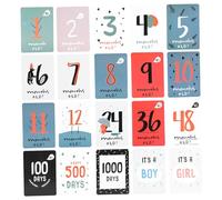 BESTonZON 20pièces Cartes Mensuelles Accessoires Photo Pour Capturer Les Souvenirs De Croissance Pour Photos Né Et Partager Réseaux Sociaux