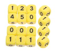 BESTonZON 20pièces Dés Colorés Dés Mathématiques De Cartes Petits Polyédriques pour Jeux De Table Et Éducation