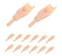 BESTonZON 24 Pièces Miniature Doll Hands Realistic Jointed Replacement Parts for Doll Design Supplies and Crafting Accessories