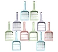 BESTonZON 24 Pièces Pelle Litière Chat Plastique Légère avec Tamis Optimisé pour Nettoyage Facile et Usage Quotidien sans Fatigue du Poignet