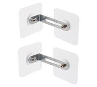 BESTonZON 2ensembles Fixations Anti-basculement pour Meubles sans Perçage Ancrages de Sécurité pour Armoires et Dispositifs de Fixation Mural pour Maison