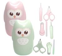 BESTonZON 2ensembles Ongle Pour Garçon Fille Ciseaux à Ongles Pour Nourrissons Coupe-ongles Pour Tout-petits Avec Étui De Rangement