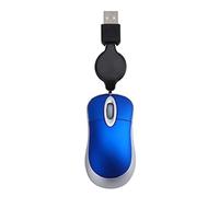 BESTonZON 2pièce Optique Mini USB avec Câble Rétractable Ergonomique Et Compatible De Bleu