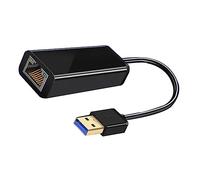 BESTonZON 2pièces Adaptateur USB Ethernet Connectivité Réseau pour Ordinateurs Et Laptops pour Streaming Gaming Vitesse Jusqu à Mbps and Play