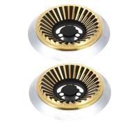 BESTonZON 2pièces Anneau De Support Pour Wok à Gaz De Cuisinière Diffuseur De Chaleur Support Pour Ustensiles Accessoires Pour Cuisinière à Gaz