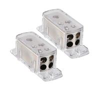 BESTonZON 2pièces Bloc De Distribution Alimentation Pour Amplificateur Audio Boîtier Répartiteur Pour Voiture Lot De Blocs De Distribution Alimentation Portable Pour Amplificateurs