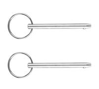 BESTonZON 2pièces Goupilles à Dégagement Rapide à Bille Acier Inoxydable pour Bateau Bimini Top Hinge Déblocage Facile et Sûr