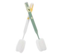 BESTonZON 2pièces Goupillon Pour Biberon Et Tasse De Éponges De Nettoyage Pour Bouteilles Et Gobelets Accessoire De Nettoyage