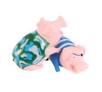 BESTonZON 2pièces Jouet De Décompression Original Forme De Cochon Crieur Jouet Et Créatif Coloris