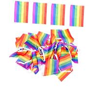 BESTonZON 2pièces Lot De Bannières Arc-ciel à Suspendre Décoration De Fierté Lesbienne Guirlande Arc-ciel Pour Fête Lgbtq